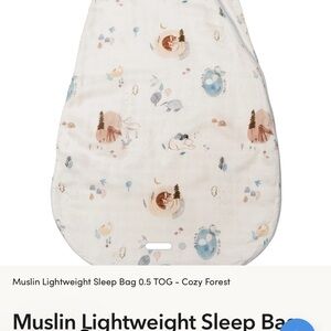 Cozy Forest Muslin Sleep Sack for Kids